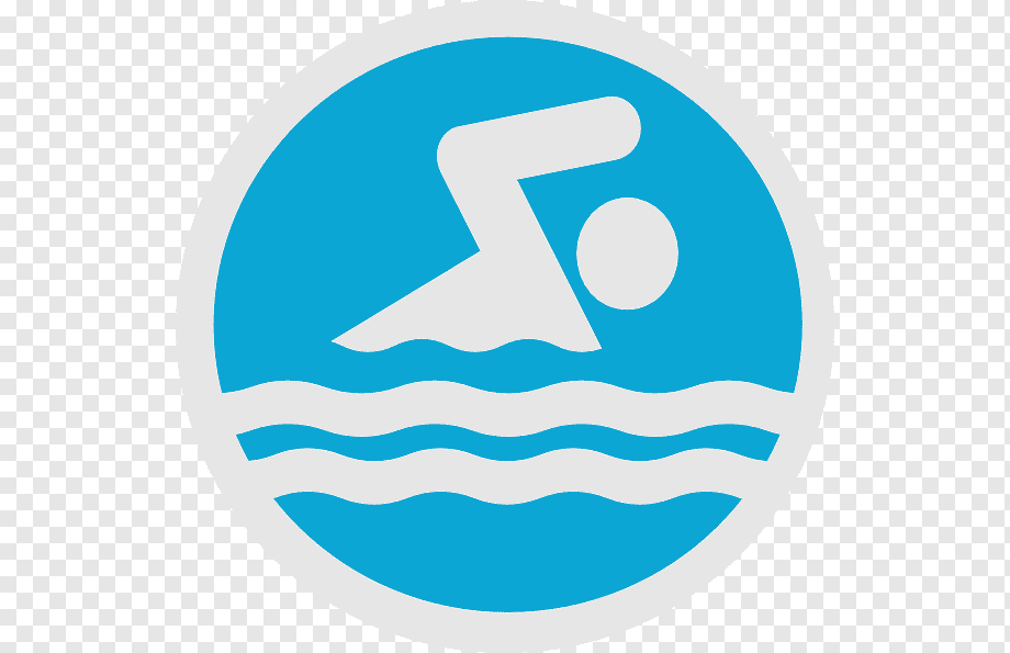 Swimming Icon - Public Pool, Aquatic Center, or Swim Lesson Symbol