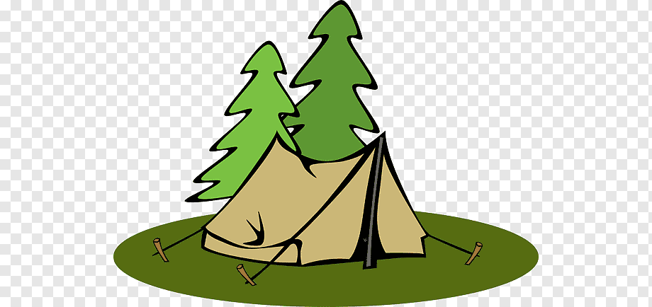 Camping Tent in Forest - Free Illustration for Outdoor Enthusiasts