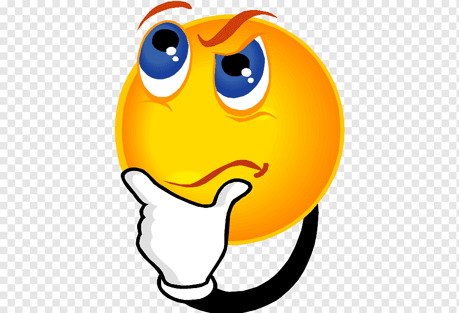 Thinking Emoji PNG Transparent Images Free Download, Vector Files