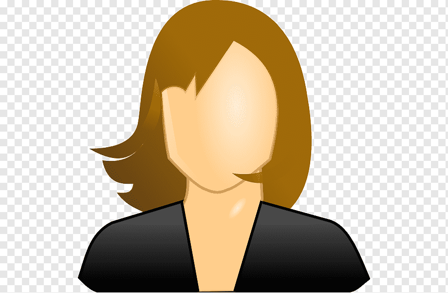 Professional Female Avatar Icon - Neutral Profile Picture for Websites & Apps