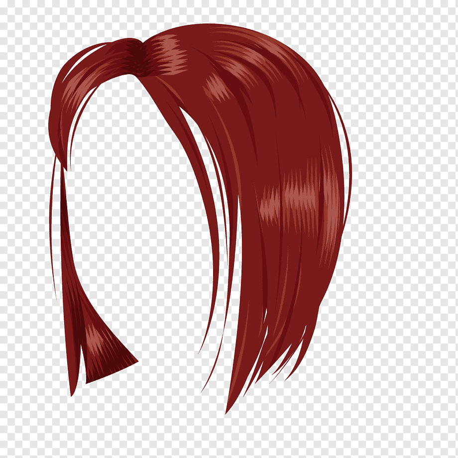 red wigs - Clip Art Library