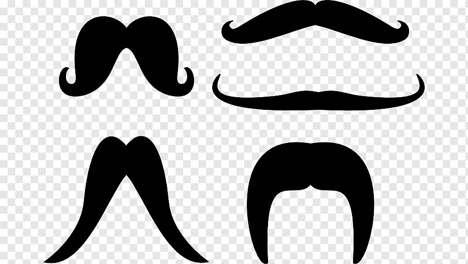Classic Mustache Styles - SVG Clipart Collection for Design & Print