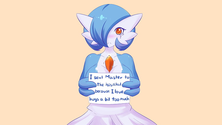 Gardevoir Hug Mishap - Funny Pokémon Fan Art