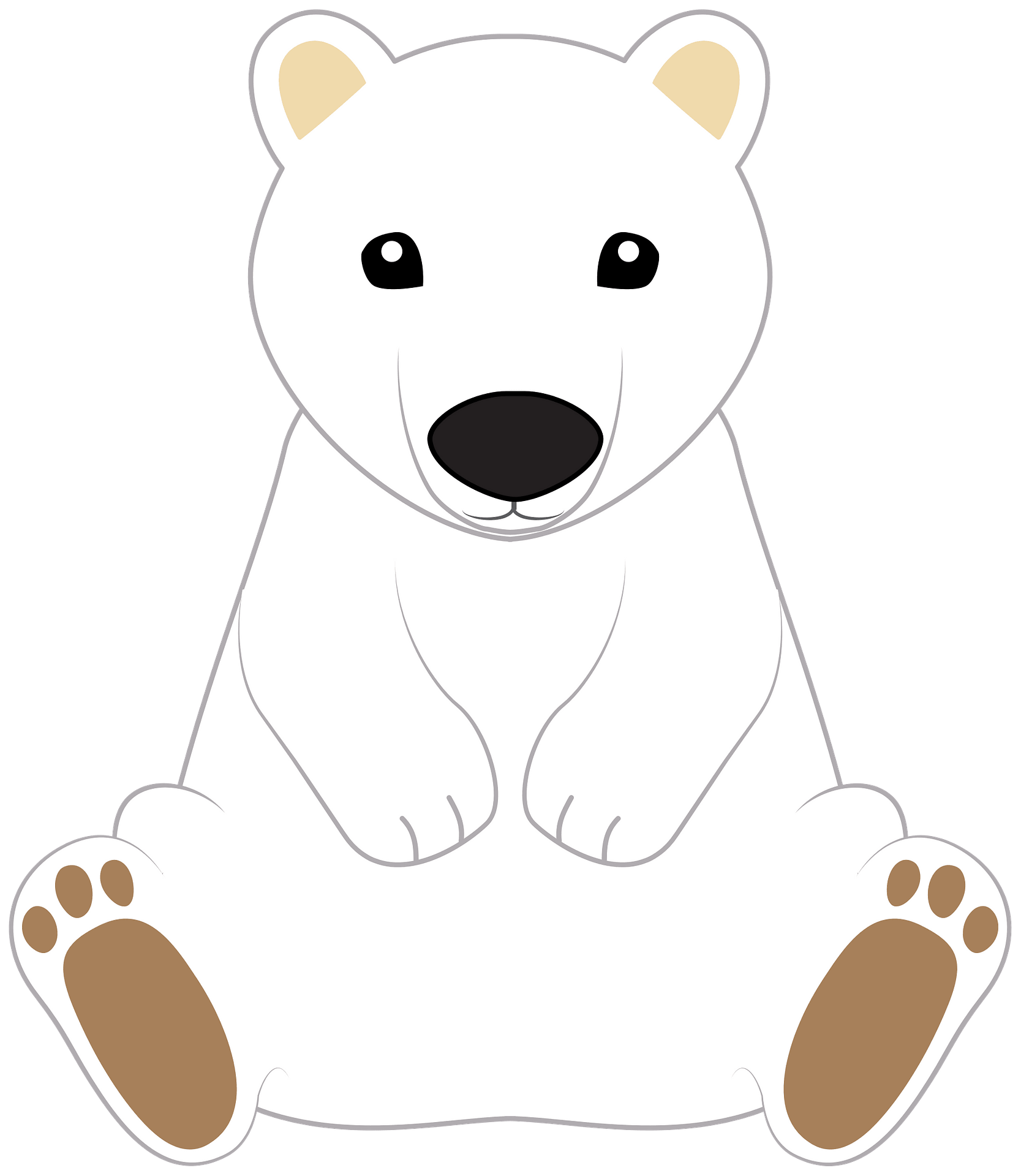 Polar Bear (clip art) - Clip Art Library