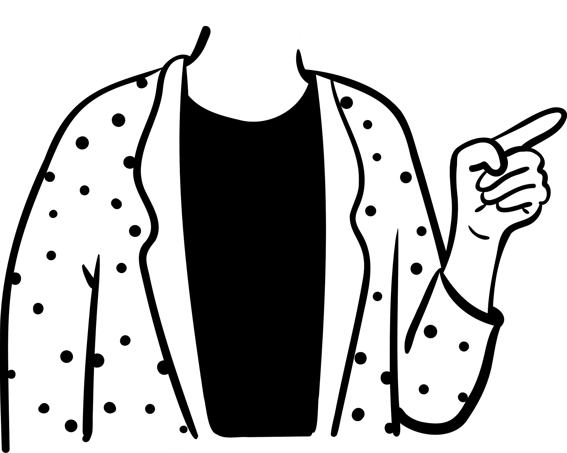 jackets outlines - Clip Art Library