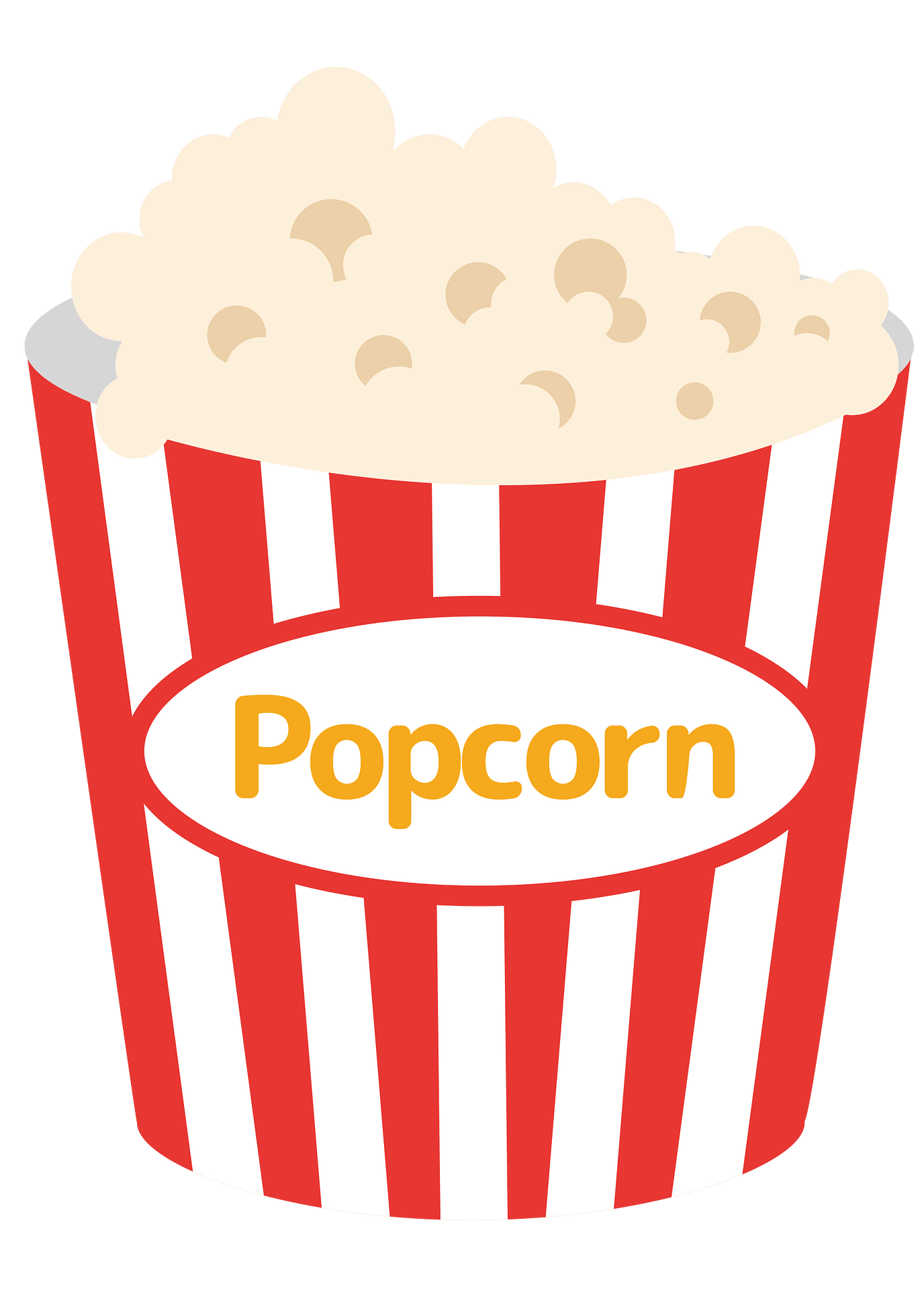 Popcorn Clipart Images Free Download PNG Transparent Clip Art Library