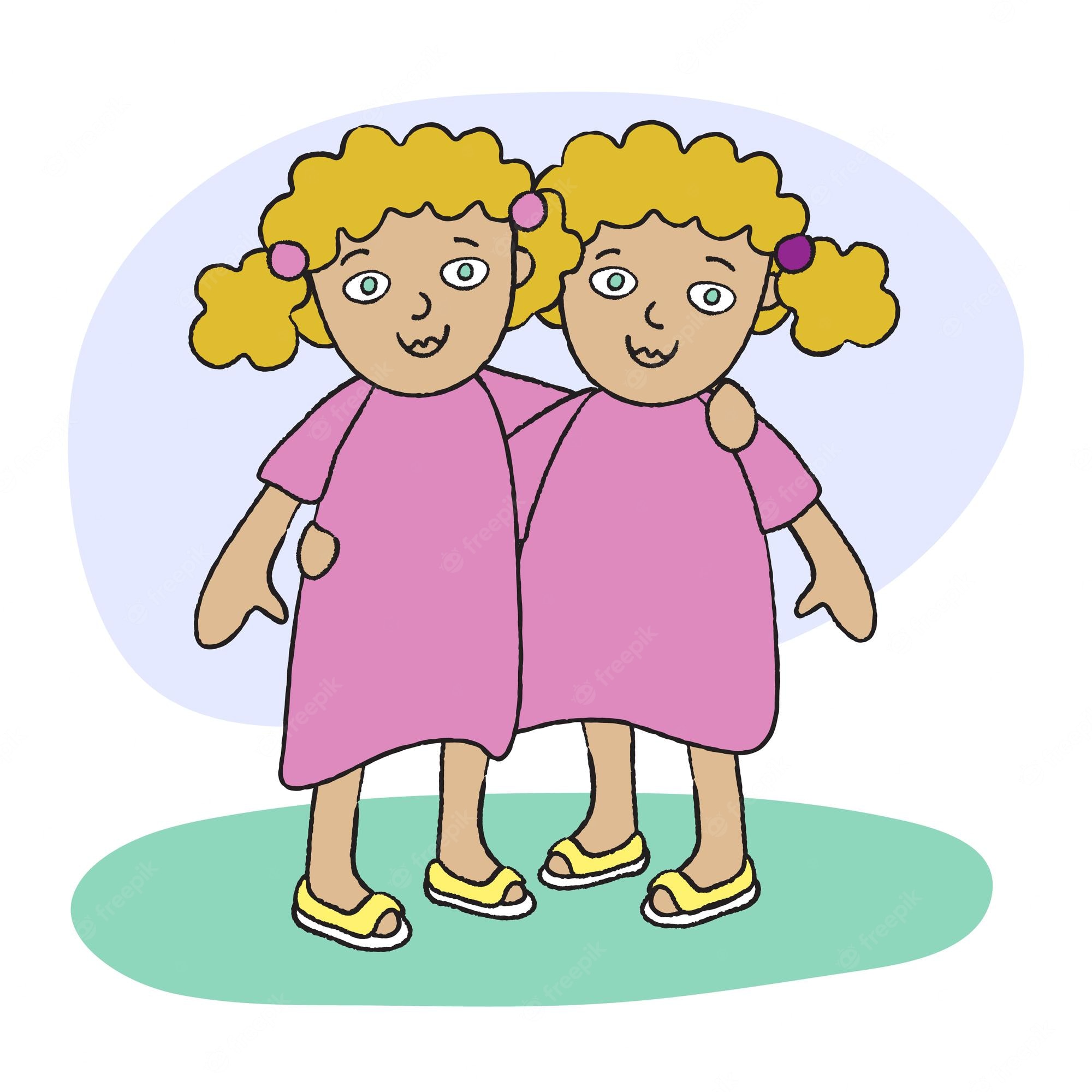 Twin Sisters Png Vector Psd And Clipart With Transparent Clip Art