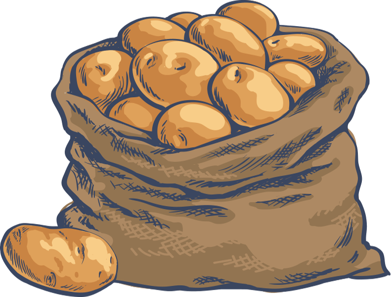 Cute Potato PNG Image, Cute Potatoes, Potato Clipart, Fresh PNG - Clip ...