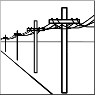Premium Vector | Electric pole icon perspective isolated on white 