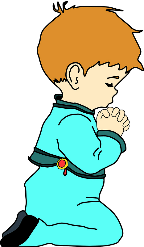 180+ Clip Art Of A Christian Child Praying Illustrations, Royalty ...