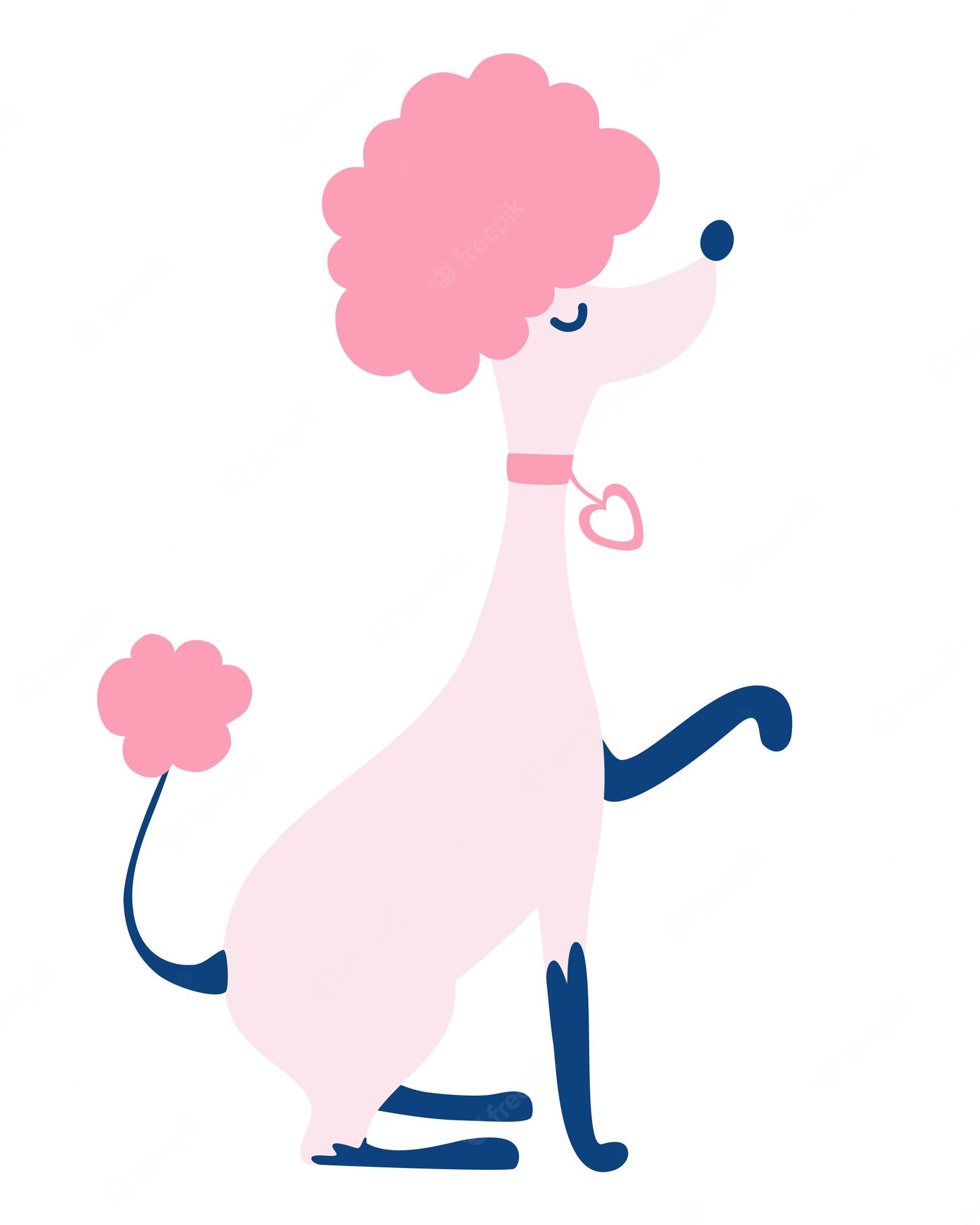 Dog Wearing a Princess Hat Clip Art - Dog Wearing a Princess Hat Image