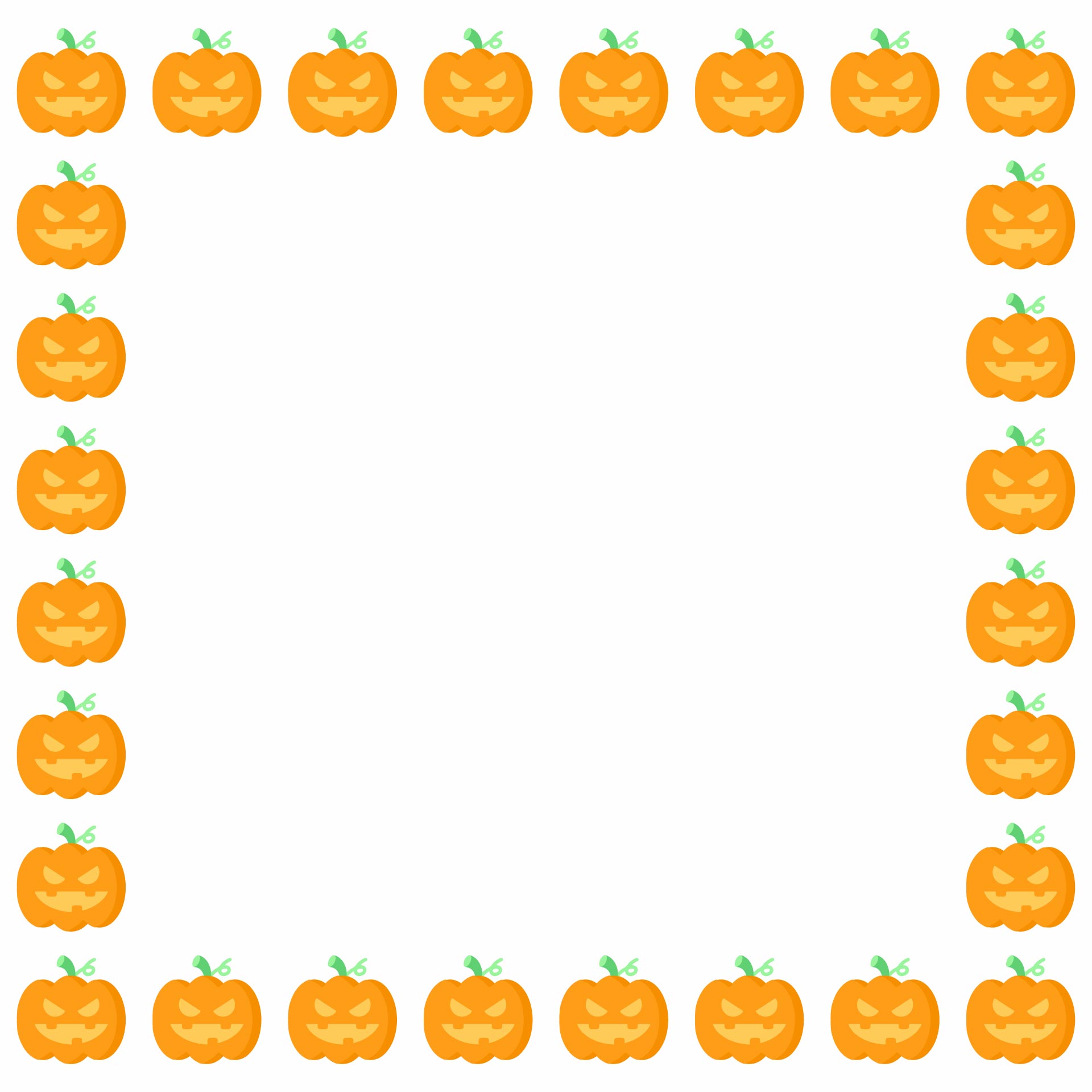 Halloween border pumpkin border clip art - Clipart Library - Clip Art ...