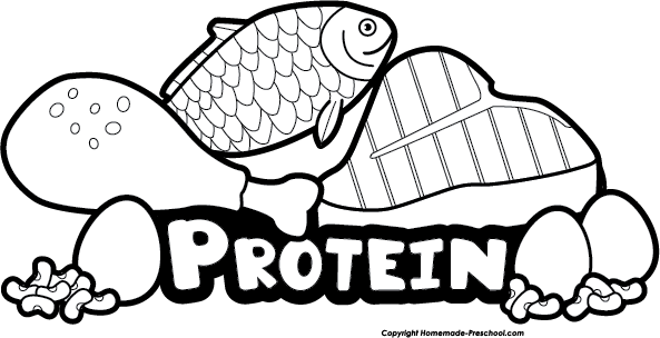 Food Groups Clipart Black And White