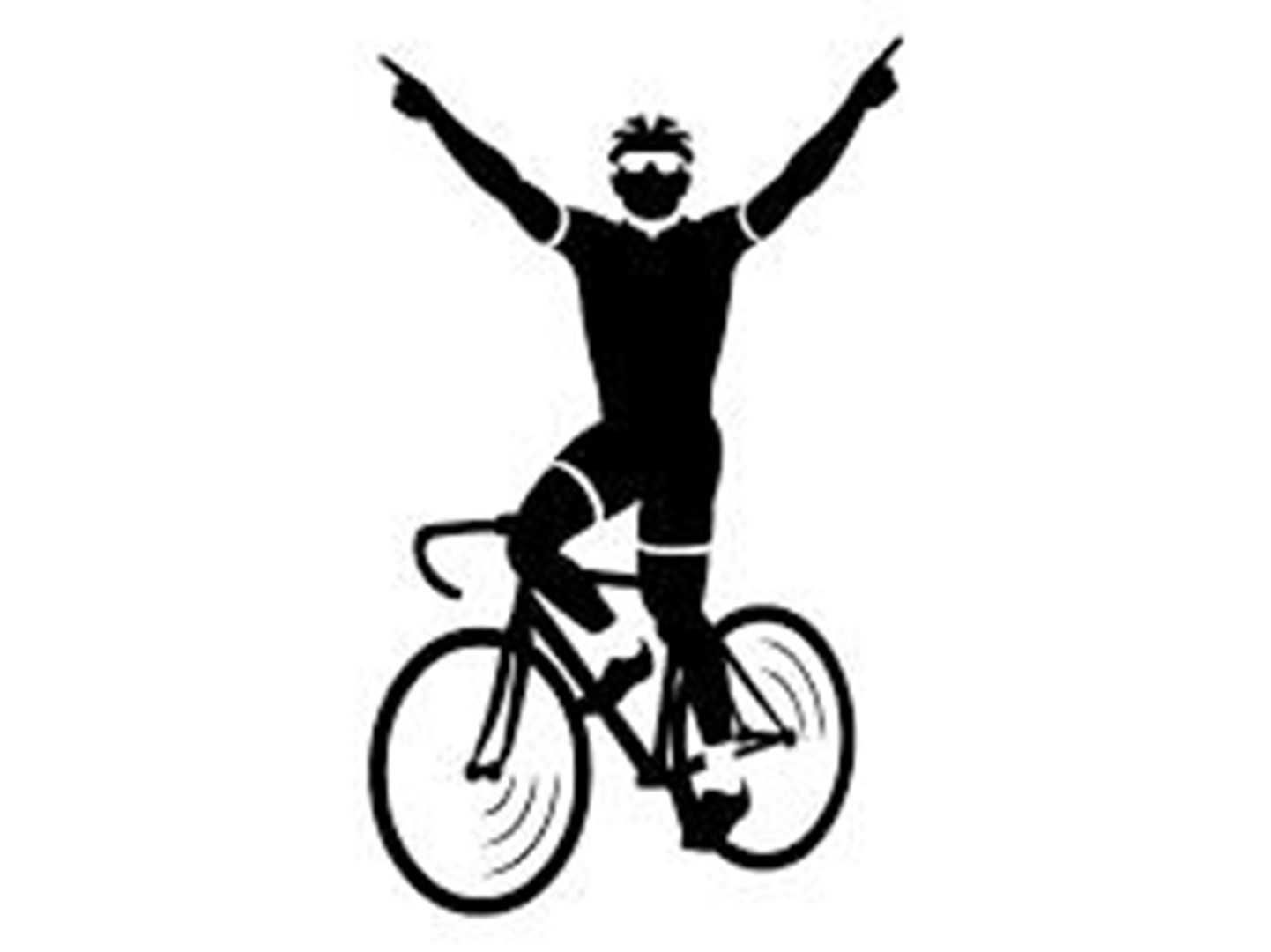 Cyclist Winner Silhouette Stock Illustration - Download Image Now ...