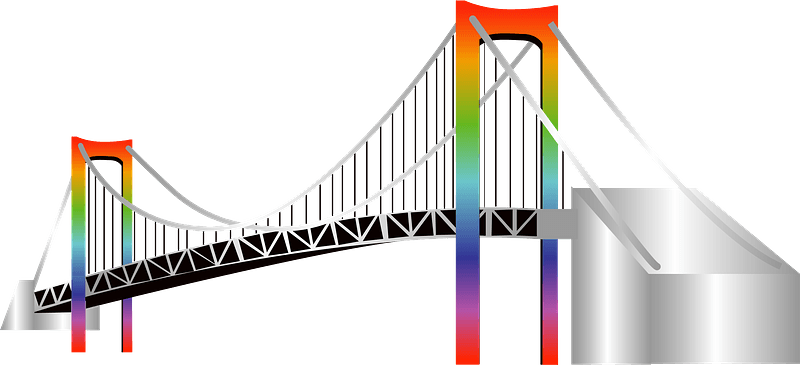 Rainbow Bridge Clip Art, PNG, 2026x1673px, Rainbow Bridge, Area - Clip ...