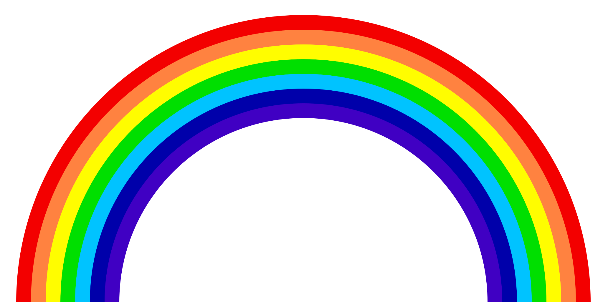 hd rainbows - Clip Art Library