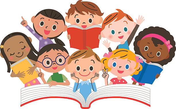 reading books clip art