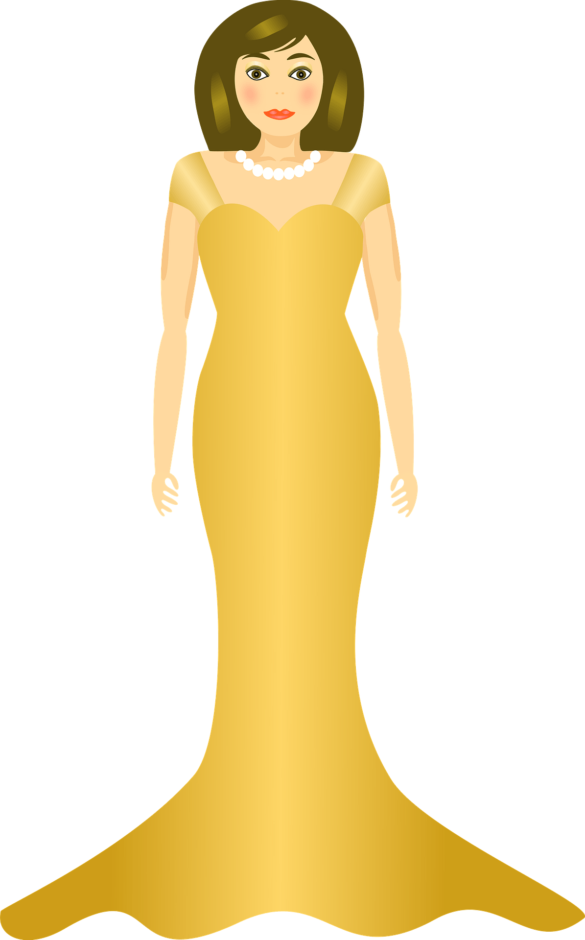 Fashion Dress Clipart, Fashion Dress PNG, Princess Dress, Wedding Dress ...