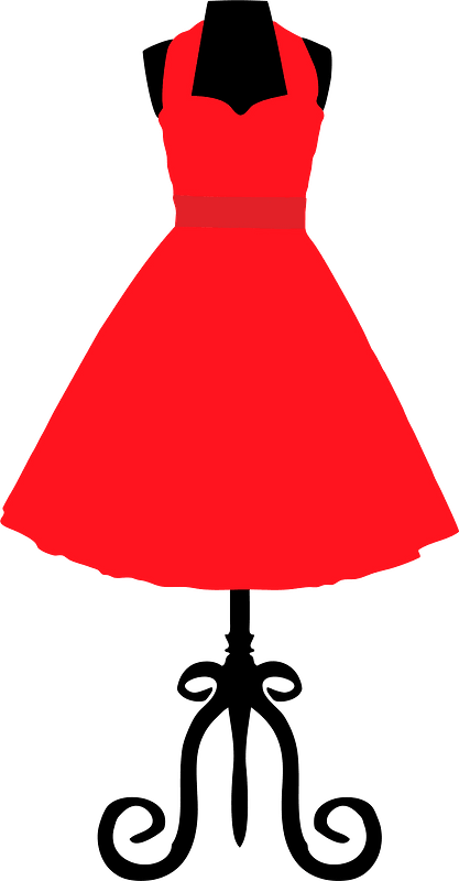 Dress Red Clipart transparent PNG - StickPNG