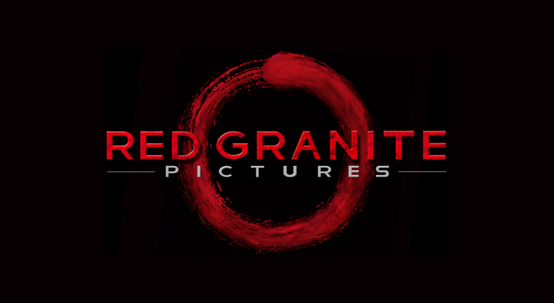 Red Granite Pictures logo featuring bold red text and a textured red circular brushstroke on black background.