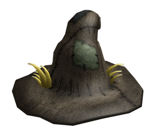 Rustic Witch Hat - Handmade Halloween Costume Accessory