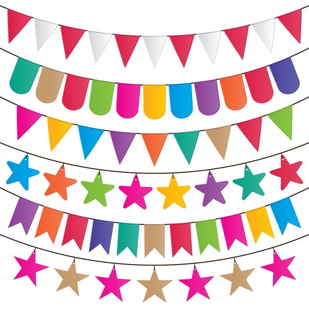 party flags Clip Art Library