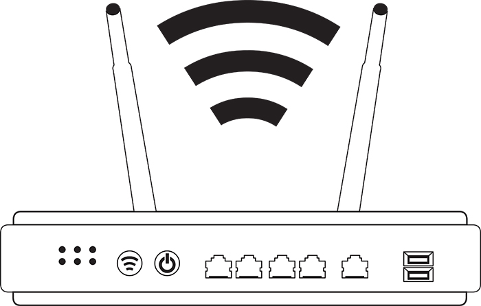 Router Modem Wifi Icon Logo Vector Stock Vector (Royalty Free) 1460439488 |  Shutterstock
