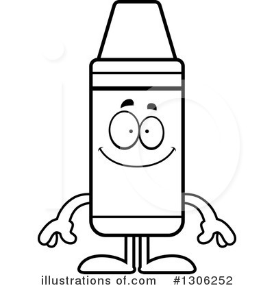 Friendly Crayon Cartoon Character - Free Illustration for Kids’ Content