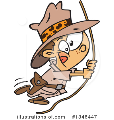Fun Jungle Explorer Cartoon - Royalty-Free Illustration for Kids’ Content