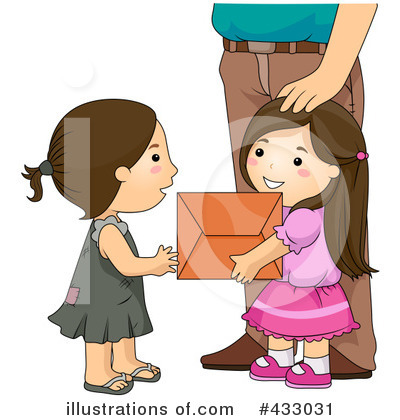 Happy Cute Kid Give Flower To Mother Royalty Free SVG, Cliparts - Clip ...