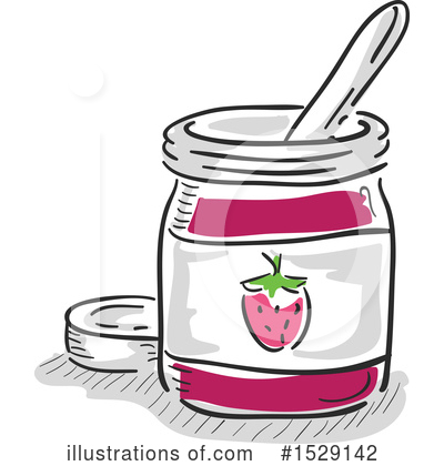 Strawberry Jam Illustration - Free Clipart for Food Blogs & Recipes