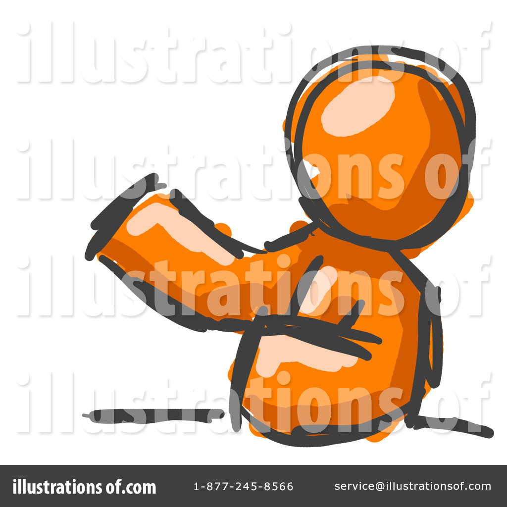 Frustrated Stick Figure Illustration - Expressive Cartoon Character