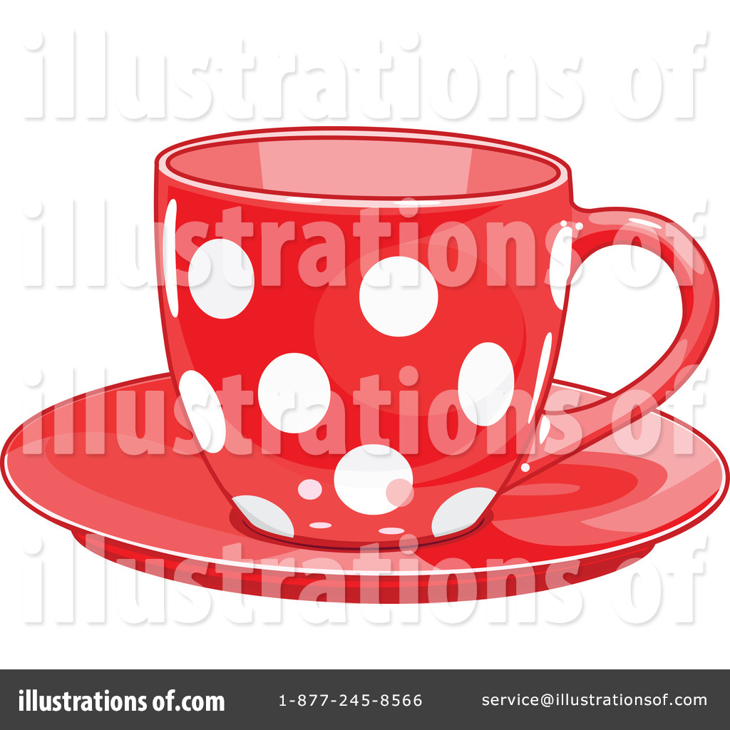 Cup Mug Coffee Hot Beverage Red Spots Cook - Hot Tea Cup Clip Art ...