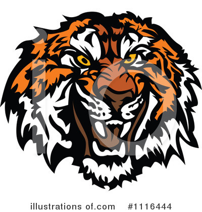 scary tigers - Clip Art Library