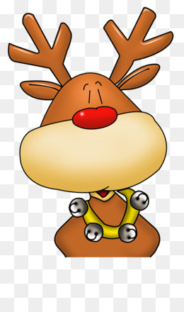 Festive Cartoon Reindeer Image - Free Download for Holiday Projects