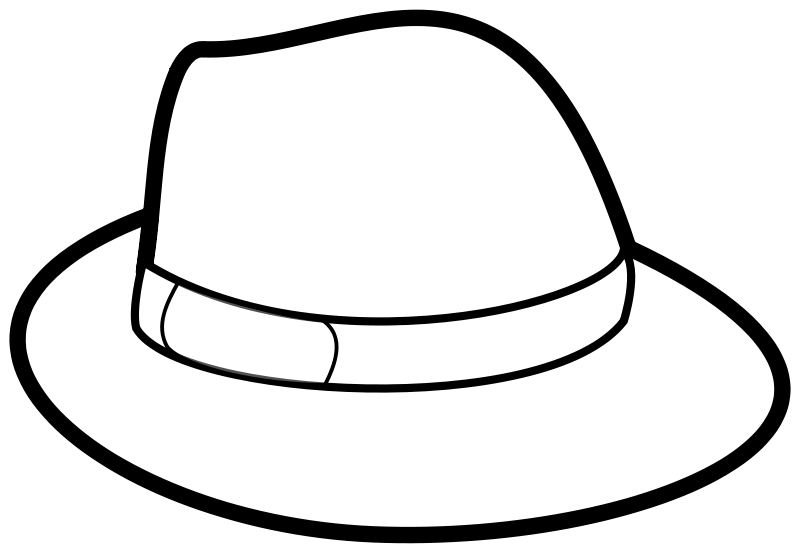 Hat Outlines - Clip Art Library