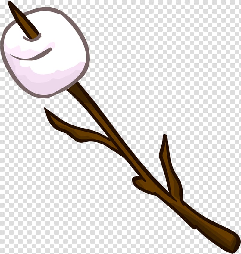 Roasted Marshmallow Clipart - Free PNG for Campfire & S’mores Designs