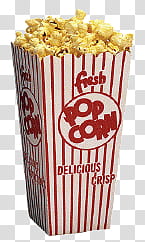 Cartoon Popcorn Bucket Box Vector Hand Drawn Illustration Clip Art