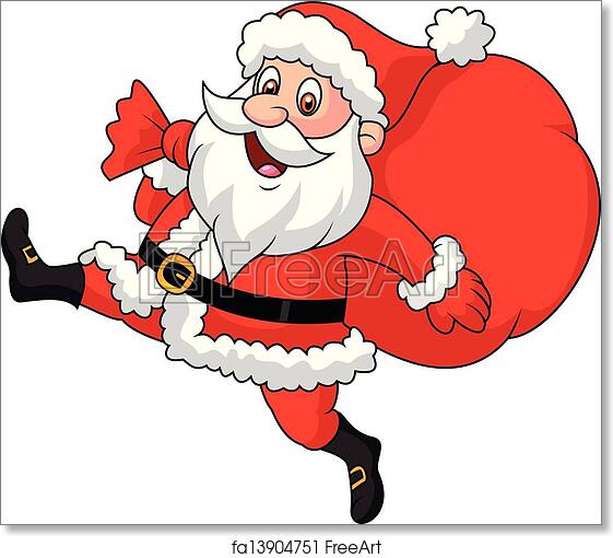 Free santa runnings, Download Free santa runnings png images, Free ...