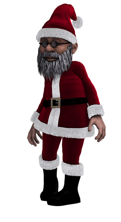 Festive 3D Santa Claus Character - High-Quality Digital Illustration