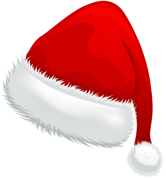 HD Cute Christmas Santa Hat Cartoon Clipart PNG | Citypng - Clip Art ...