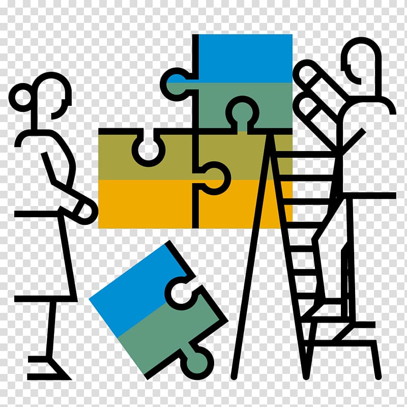 Team Collaboration and Problem Solving - Visual Metaphor for Strategic Partnerships