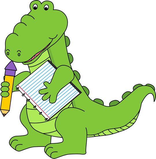 Cute Alligator Cartoon for Kids’ Learning Resources