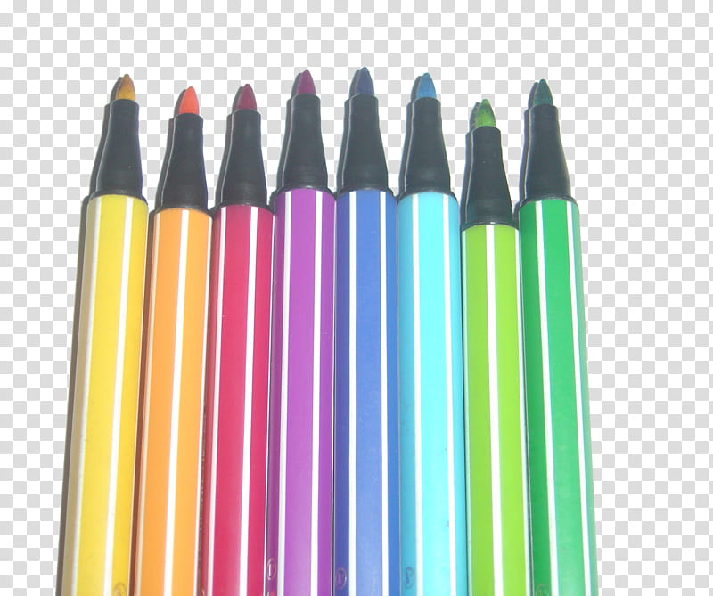 Set Of Colored Pens Royalty Free Vector Image Vectorstock Clip Art Library