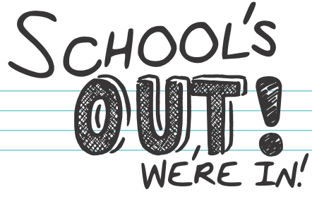 Schools out! | Writerly Debz - Clip Art Library