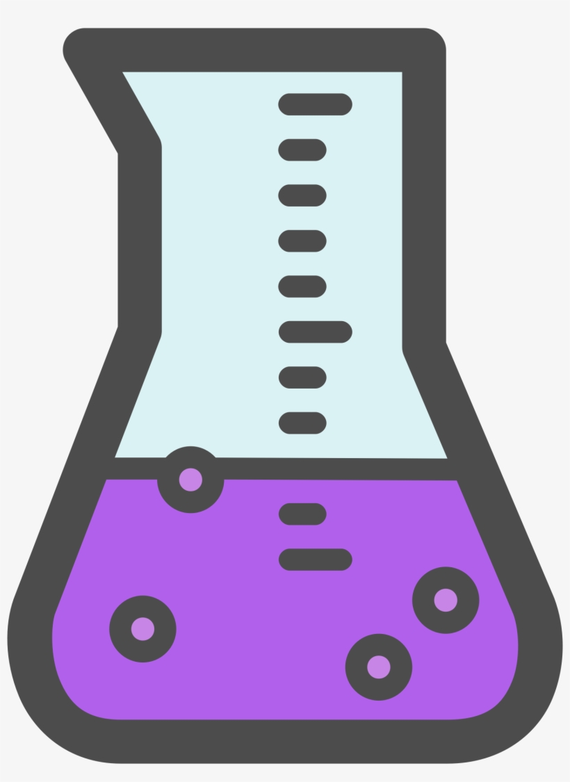 Erlenmeyer Flask Icon - Laboratory Glassware Visual for Science Education