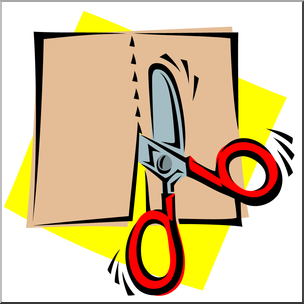 Clip Art: Scissors: Cutting Wavy Color – Abcteach - Clip Art Library
