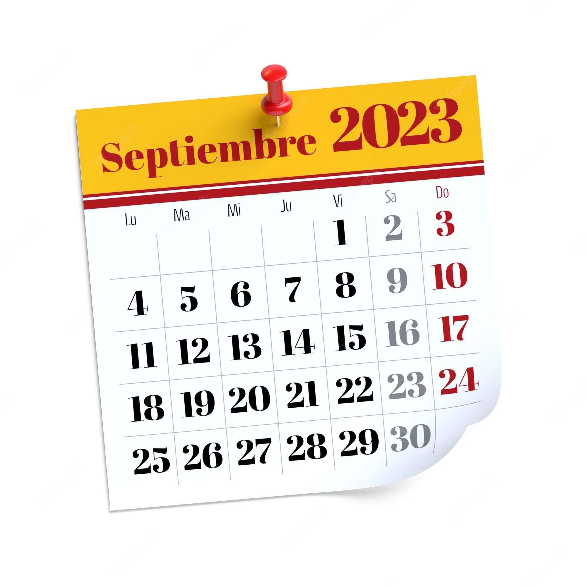 spanish calendars - Clip Art Library