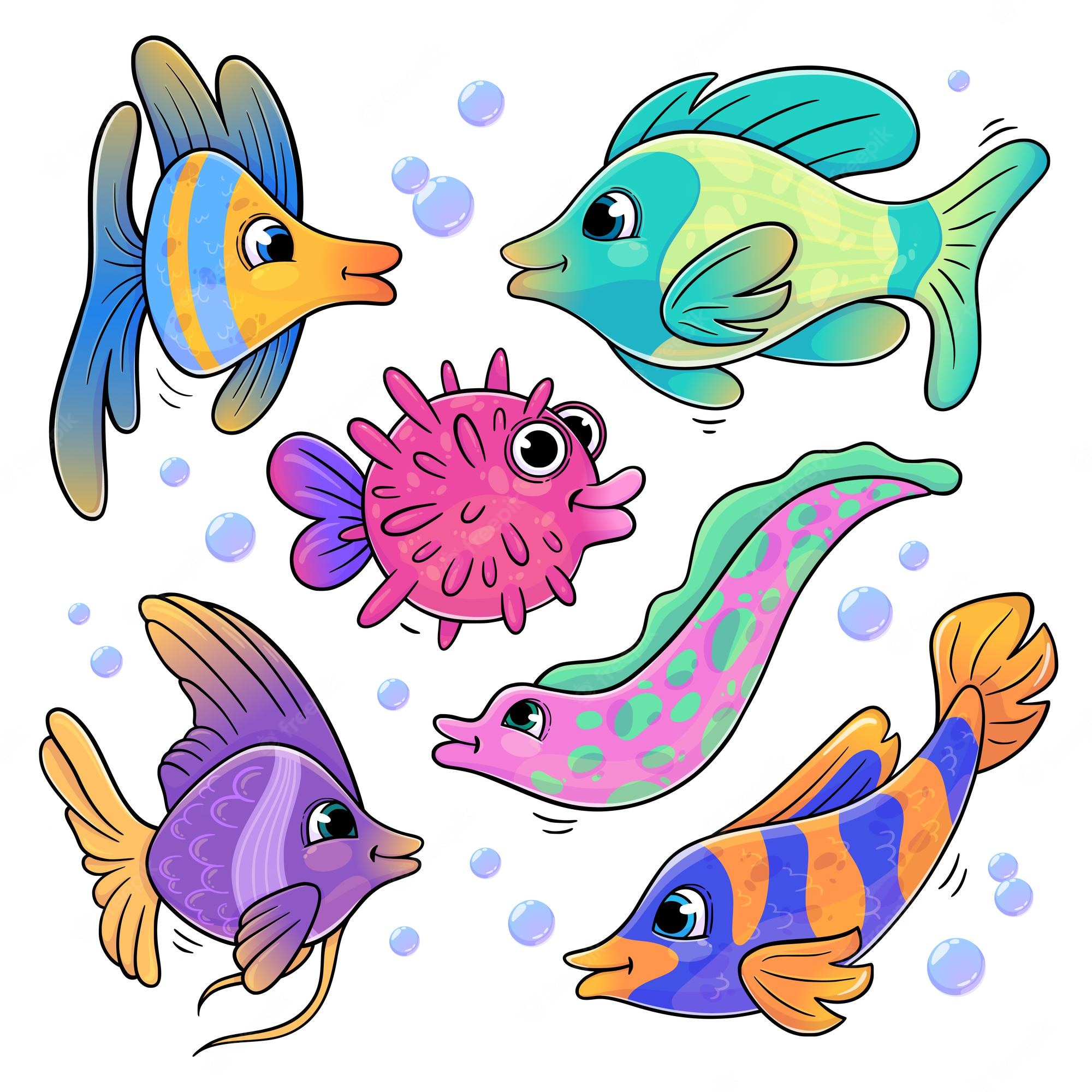 Cartoon Fish Images - Free Download on Clipart Library - Clip Art Library