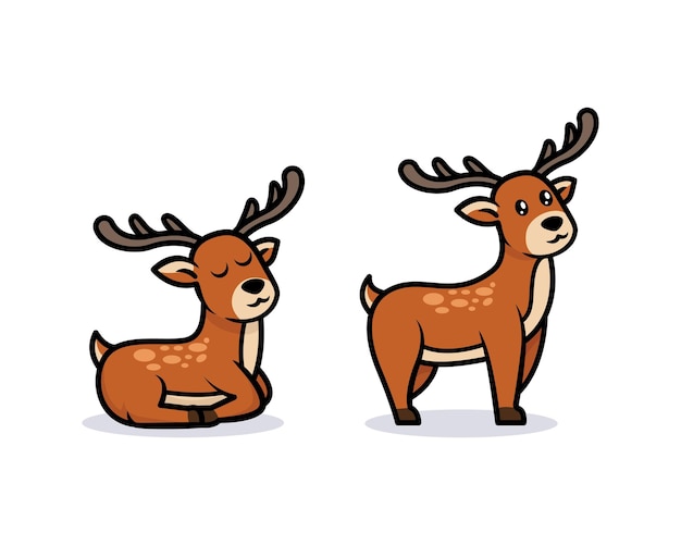 Deer Mascots - Clip Art Library